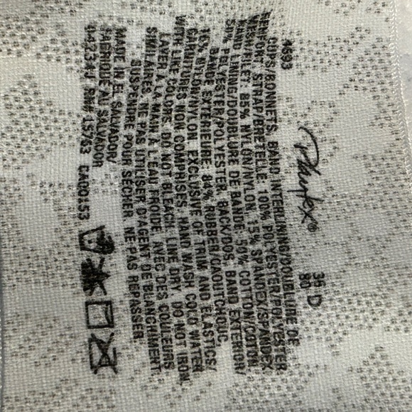 White PLAYTEX 18 Hour Comfort-Strap Wireless Bra - Picture 5 of 5